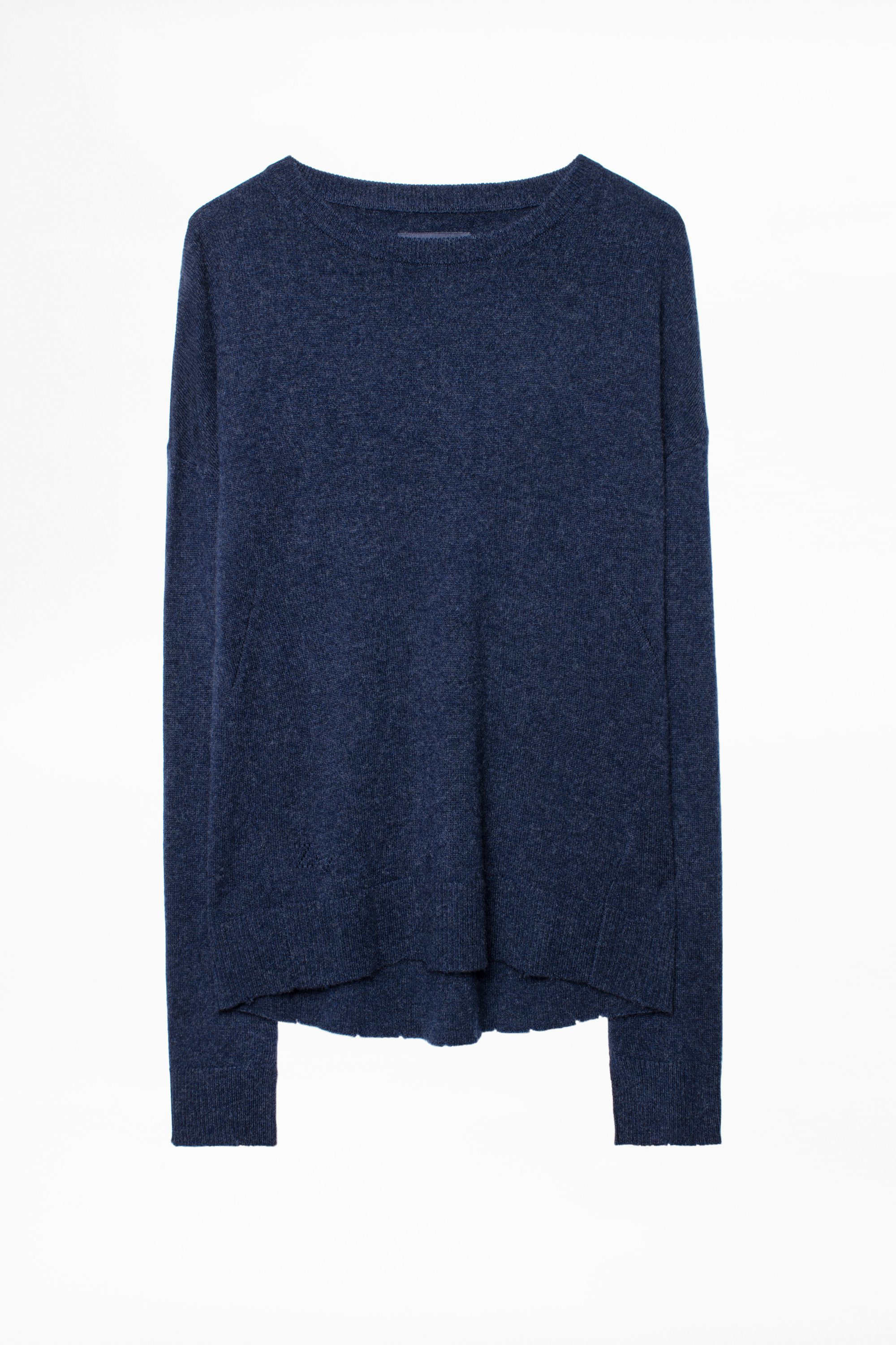 Pull Cici Cachemire Patch - Women’s cashmere sweater.